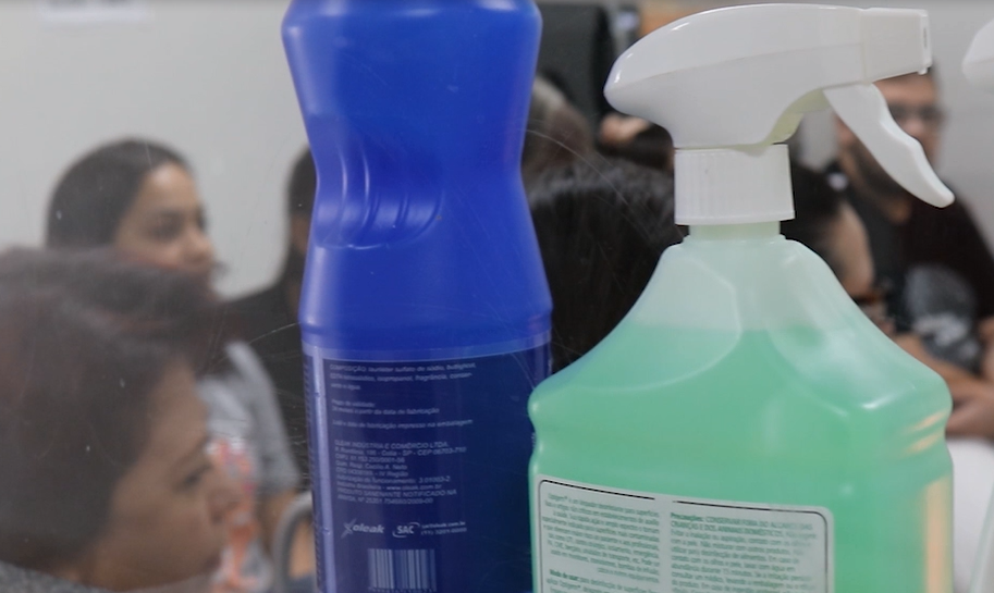 Limpeza hospitalar: UPA de Sarandi recebe capacitação e produtos de higiene